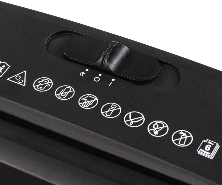 Hama Niszczarka Mini N6 P-1 - Schwarz - Automatisch - Taglio a frammento - Papierzerkleinerer