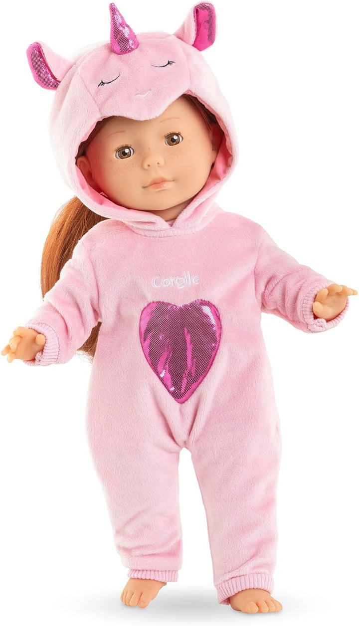 Einhornpyjama pink, für alle 36cm MaCorolle Ankleidepuppen, ab 3 Jahre
