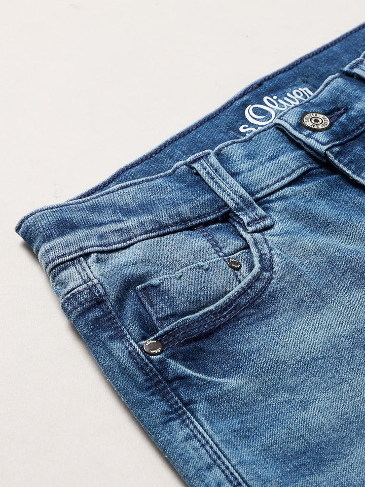 s.Oliver Jungen Bermudas, 146 BIG Blue Sretched Denim (56z5)