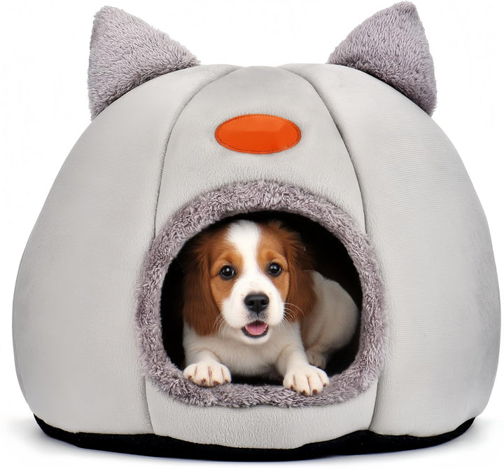 Höhlen-Hundebett Katzenhöhle, Katzenbetten für Hauskatzen, Faltbare Katzenbetthöhle, Katzenhaus mit