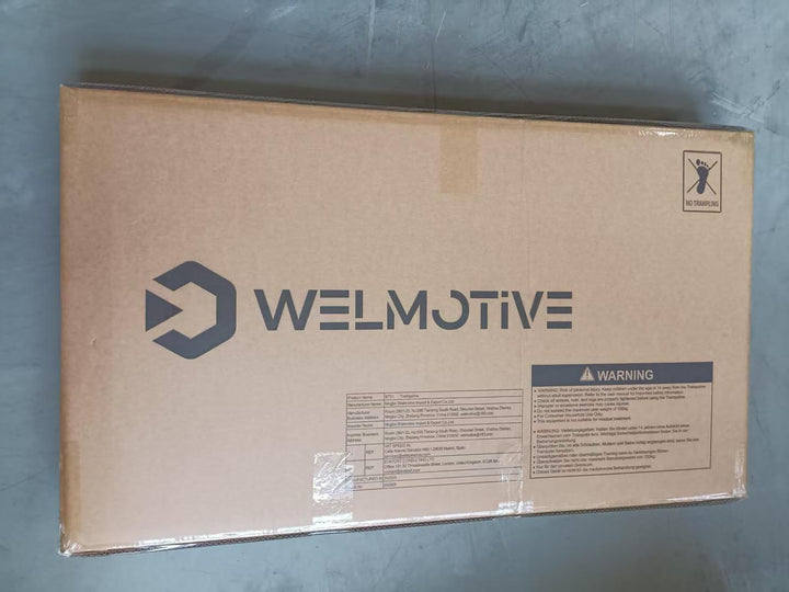 Ovales Indoor Trampolin für 2 Personen geräuscharm belastbar bis 150kg Ideal für Kinder &amp; Erwachsene