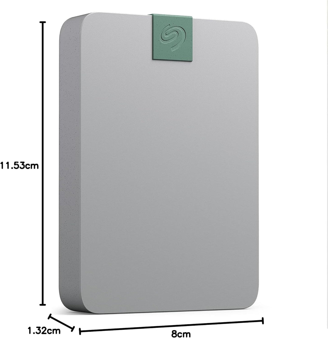 Seagate Ultra Touch HDD 4TB externe Festplatte, 2.5 Zoll, USB-C & USB C, 6 Monate Dropbox und Mylio,