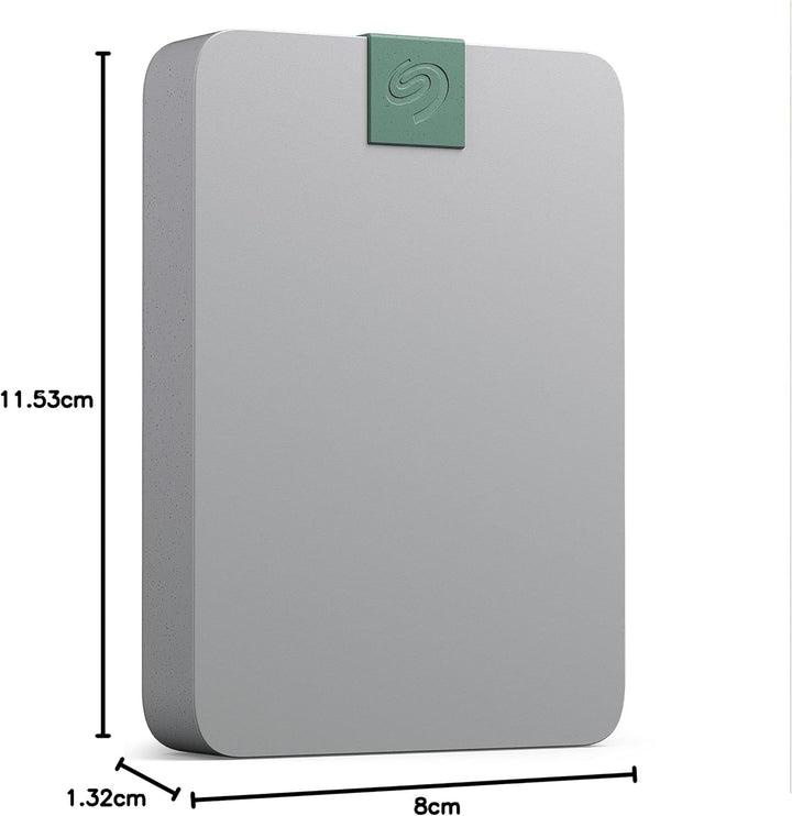 Seagate Ultra Touch HDD 4TB externe Festplatte, 2.5 Zoll, USB-C & USB C, 6 Monate Dropbox und Mylio,