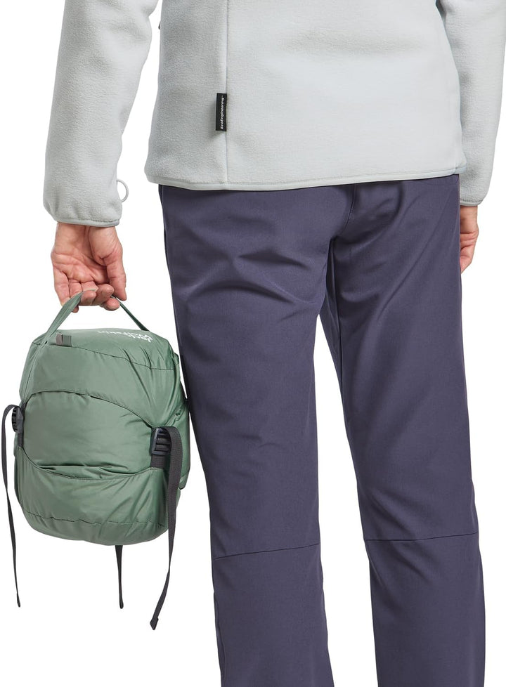 Jack Wolfskin Unisex – Erwachsene Athmos Down +5, 195Cm Mumienschlafsack, Picnic Green, 195