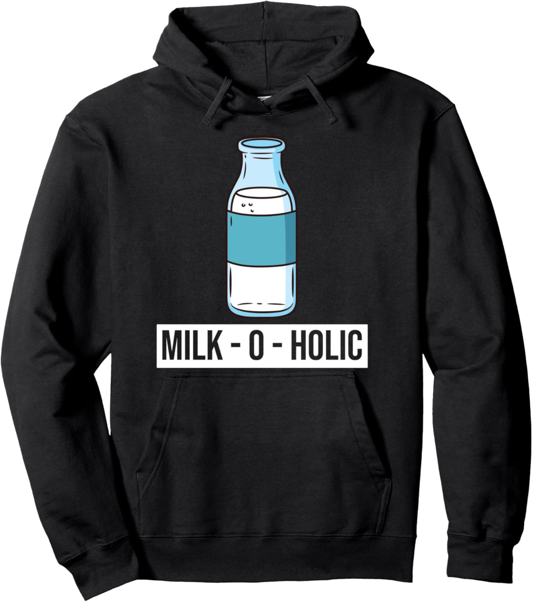 Milch Rohmilch Kuh Milchbauer - Lustiges Milch Pullover Hoodie