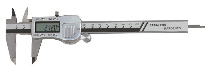 CNC QUALITÄT Digital Messschieber 150 mm DIN 862 - Metallgehäuse - kalibriert nach VDI/VDE/DGQ 2618