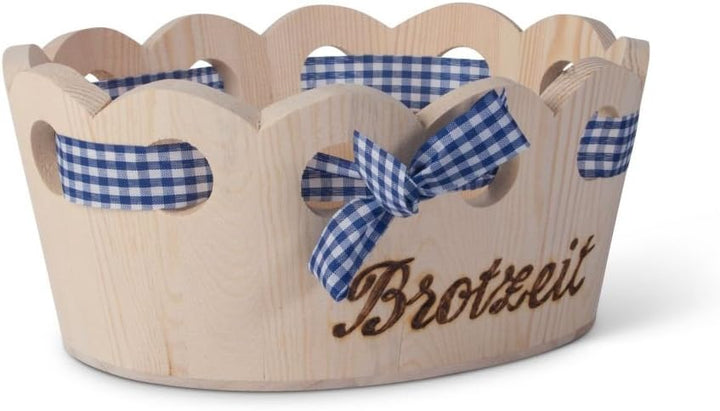 Holzkorb "Brotzeit"
