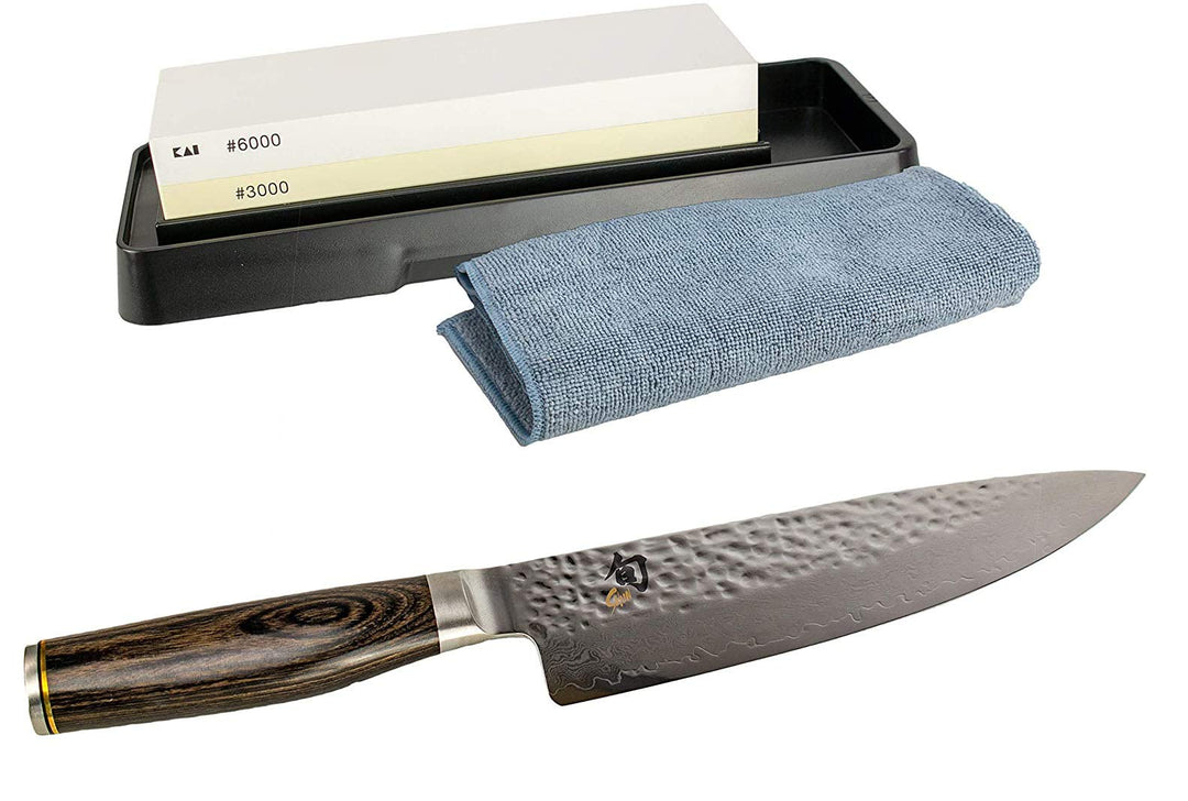 Kai Shun Premier Tim Mälzer Geschenkset, TDM-1706, ultrascharfes Japanisches Kochmesser aus Damastst