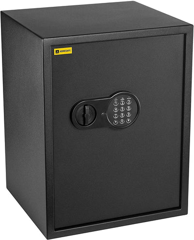 HomeSafe HV50E Safe mit Elektronischem Schloss - Schwarz, 50x35x35cm (HxWxD), 50x35x35cm (HxWxD)