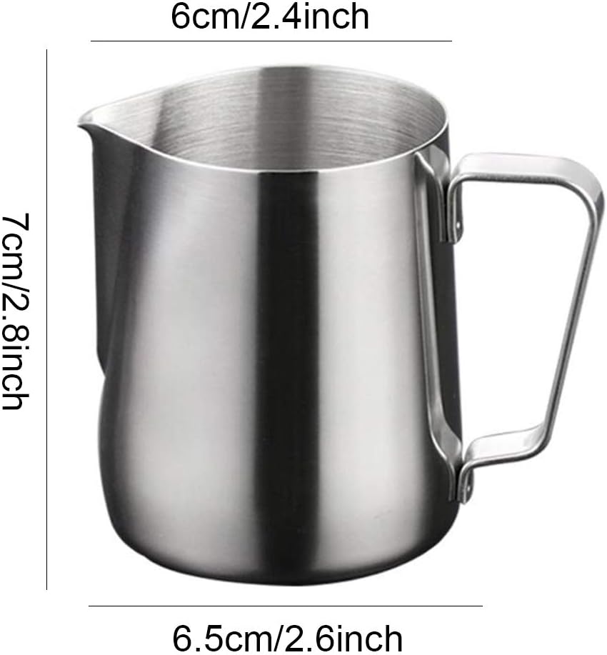 Rolin Roly 200ml/6.8oz Milch Pitcher rostfreiem Edelstahl Milchkännchen perfekt für Milchaufschäumer