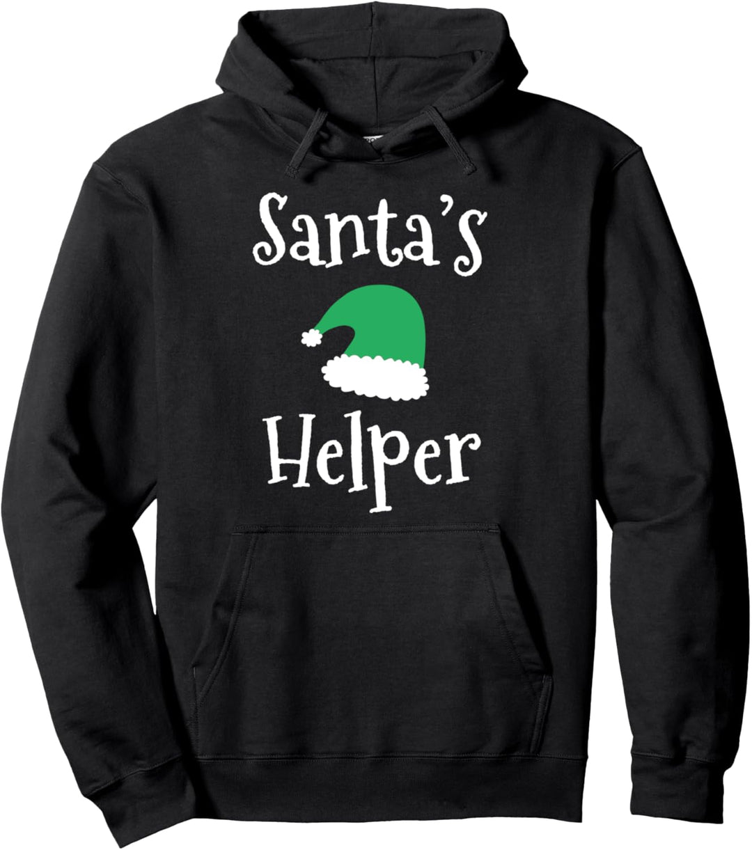 Santa's Helfer, lustiger Weihnachtself, niedlicher Elfenhut Pullover Hoodie