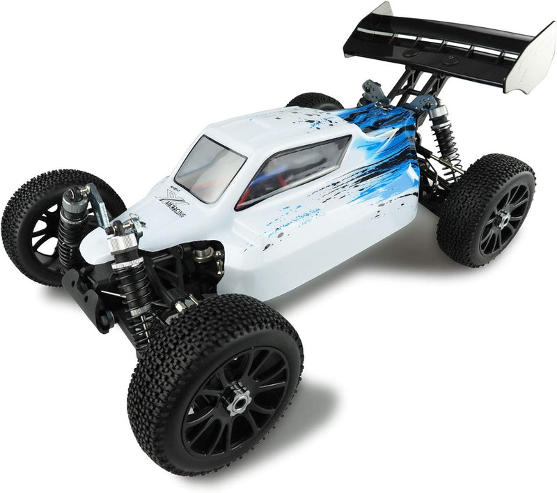 Amewi 22299, weiss-blau Planet Pro 4WD Buggy RTR, 1:8, 2,4GHZ Weiss/Blau, Weiss/Blau