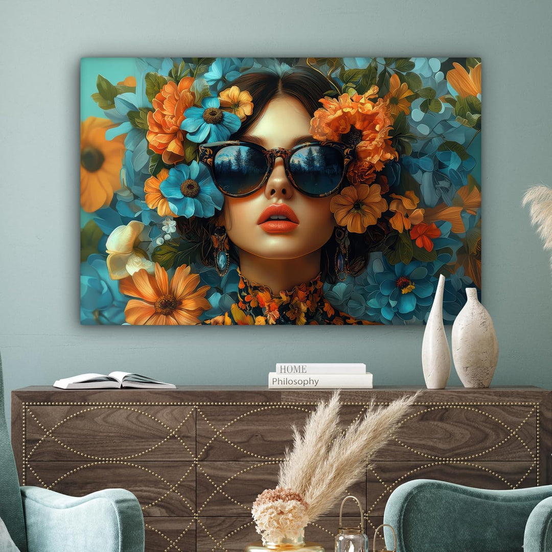 MuchoWow© Leinwandbild Gross 120x80 cm XXL Dekoration Wohnzimmer Bilder Pictures Wall Decoration Liv