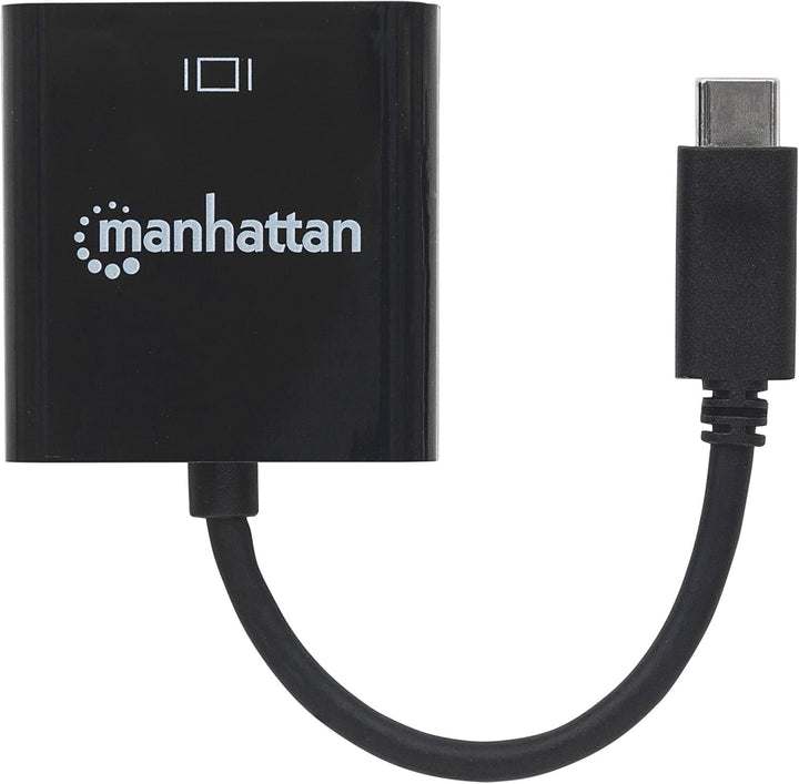 Manhattan 152020 USB 3.1 Typ-C-Stecker auf DisplayPort-Konverter Buchse schwarz USB auf DisplayPort