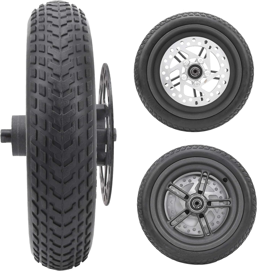 Alomejor 8,5-Zoll-Elektroroller-Hinterrad-Ersatzreifen mit 120-mm-Scheibenbremssatz für M365 Pro