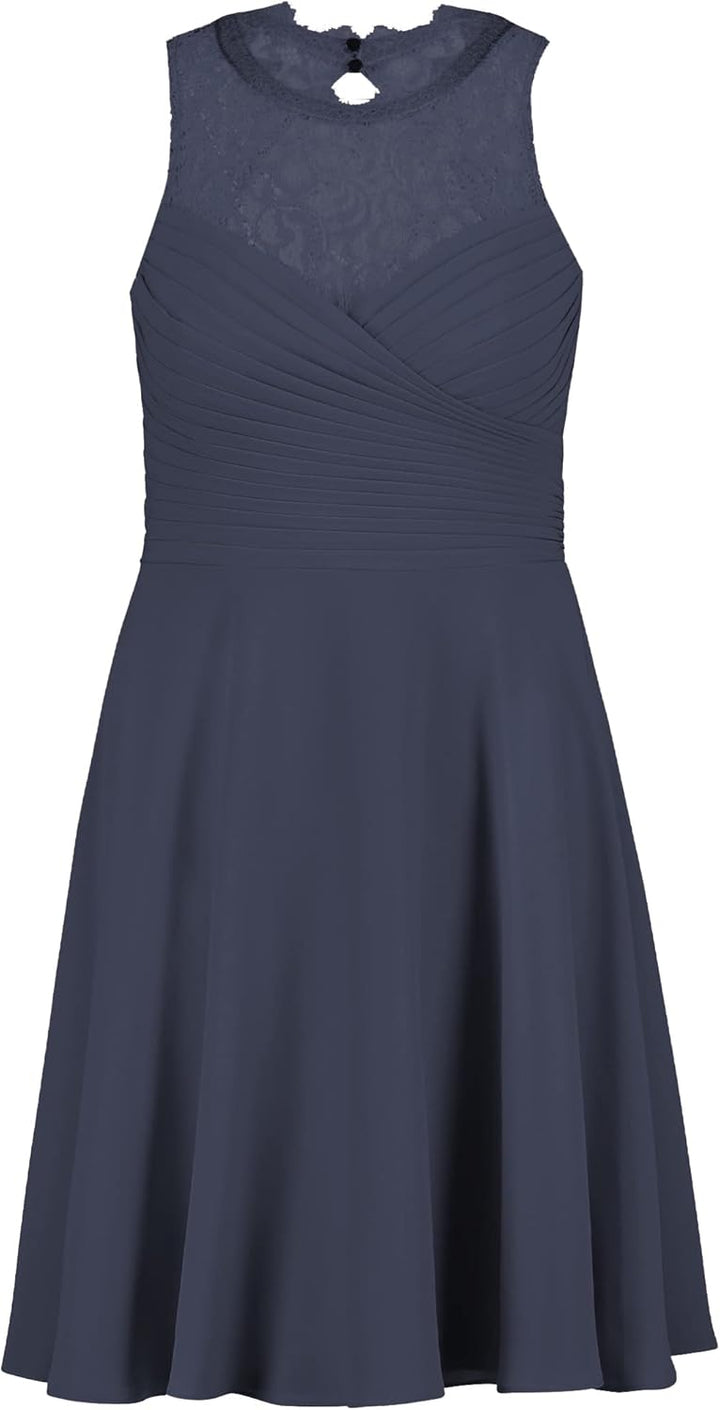 Vera Mont Damen Kleid 44 Dunkelblau, 44 Dunkelblau