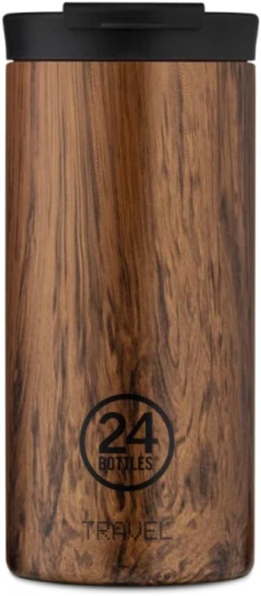24Bottles Travel Tumbler - Sequoia Wood, 600 ml 600 ml Sequoia Wood, 600 ml Sequoia Wood