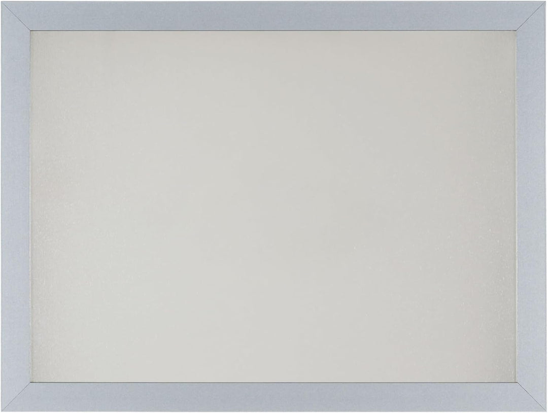 Bi-Office Blokko Whiteboard, MDF Rahmen, lackierter Stahl, 34 mm dicker, grau/silber, Whiteboard
