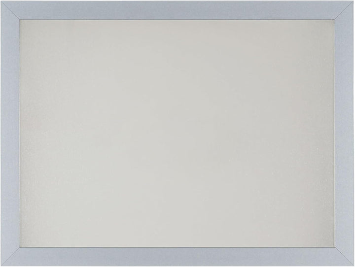 Bi-Office Blokko Whiteboard, MDF Rahmen, lackierter Stahl, 34 mm dicker, grau/silber, Whiteboard