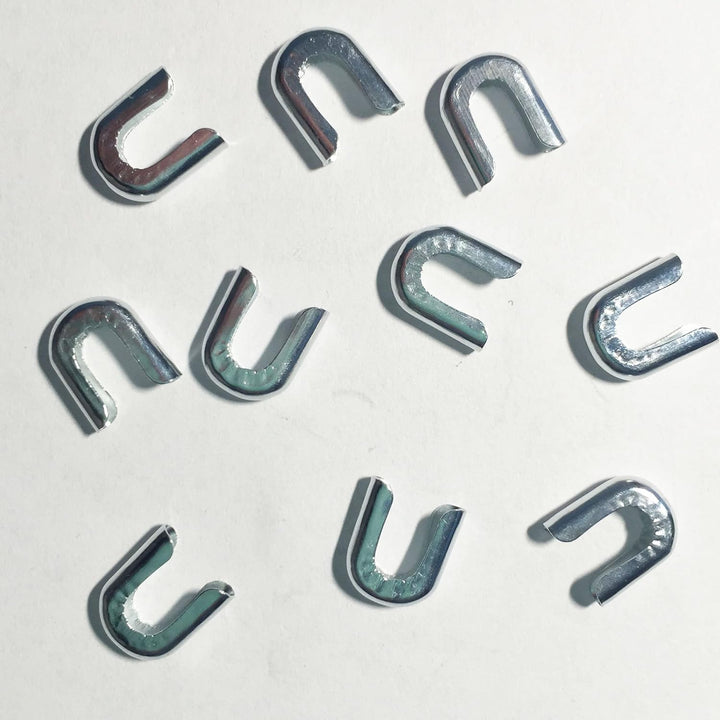 Set 3 m Spiralfedern und 30 Endkappen Korsettstäbe Korsett Stäbe, 12 mm, 12 mm
