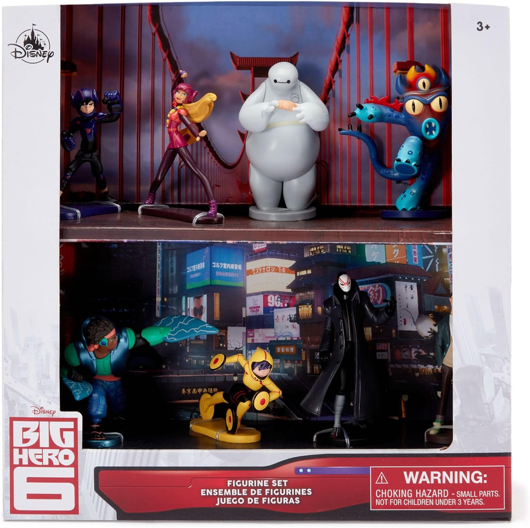 Disney Store Official - Baymax - Riesiges Robowabohu - Figurenset - 8 Spielzeuge - Mit Hiro, Baymax,