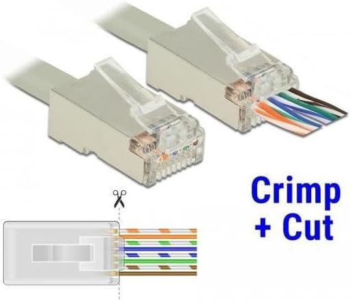 Delock 86454 CONECTOR RJ-45 TRANSPARENTE