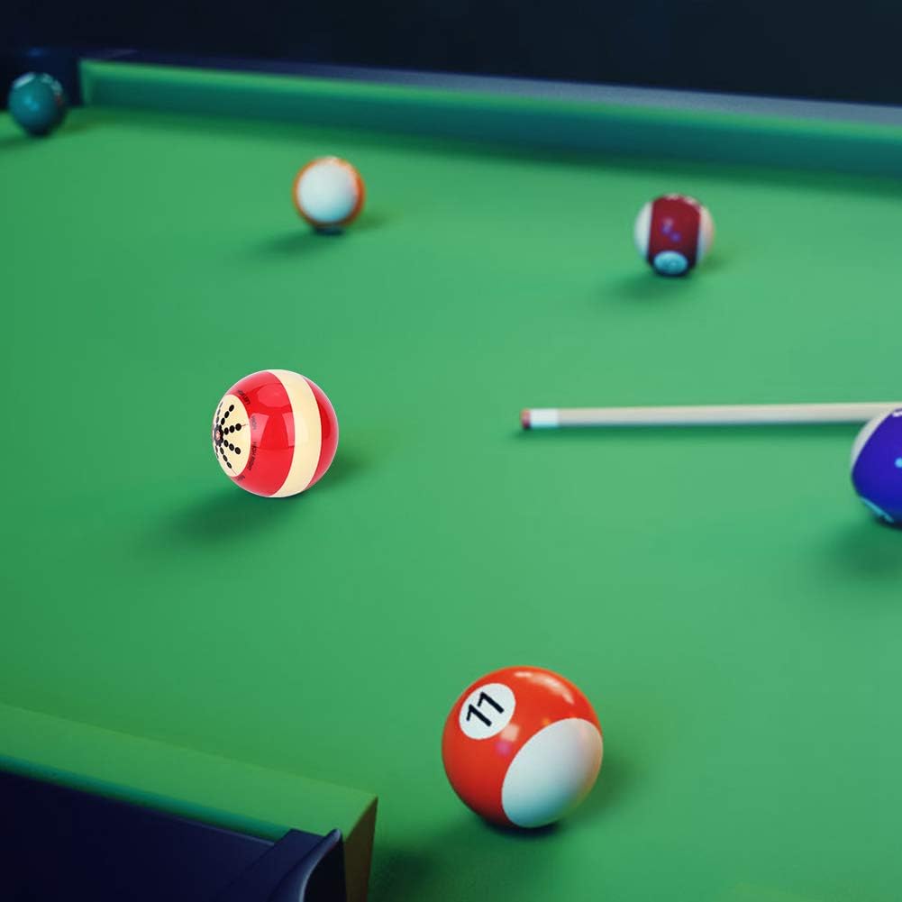 BTER American Pool 8-Ball-Trainings-Queueball, 2-1/4" Regelgrösse, Tragbar, 8 Bälle, Anfänger