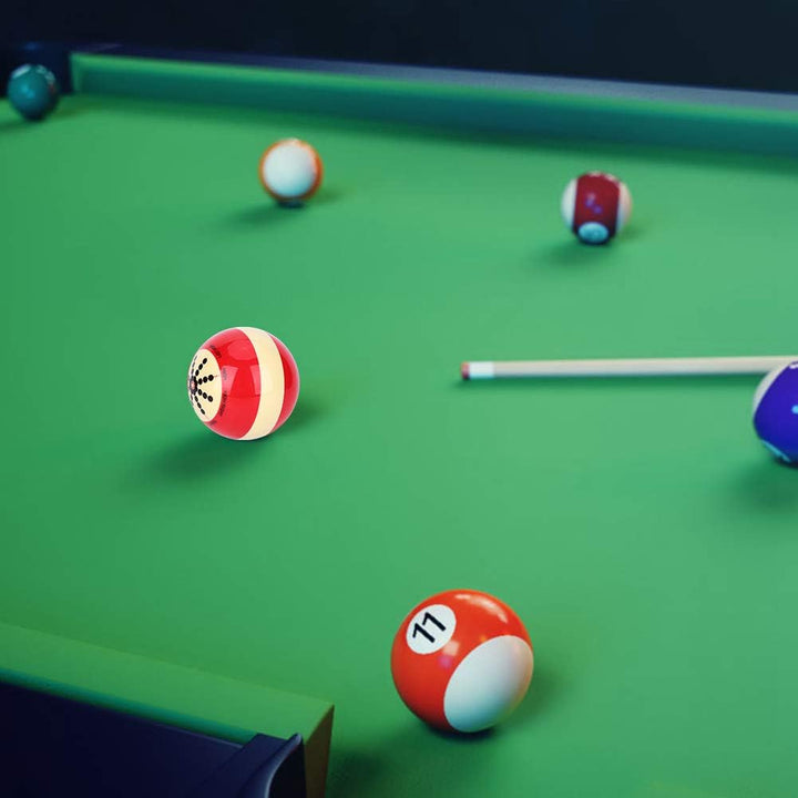 BTER American Pool 8-Ball-Trainings-Queueball, 2-1/4" Regelgrösse, Tragbar, 8 Bälle, Anfänger