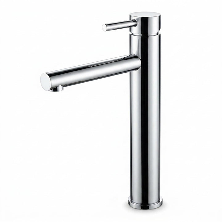 VALAZ Wasserhahn Bad Hoch Verchromt | Einhebelmischer Waschbecken, Warm und Kaltwassermischer, Wasse