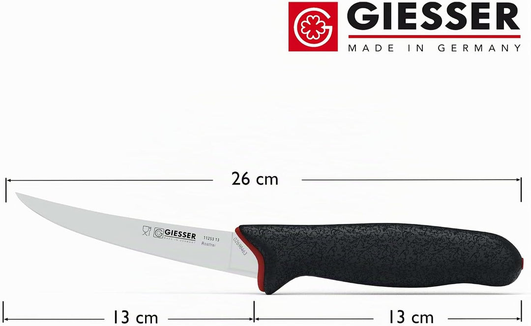 Giesser seit 1776 - Made in Germany - Ausbeinmesser rutschfest PrimeLine, 13 cm Klinge sehr flexibel