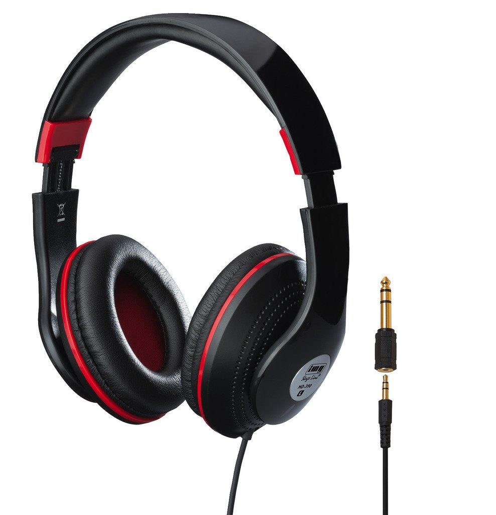 MONACOR MD-390 Stereo-Kopfhörer schwarz, 220100