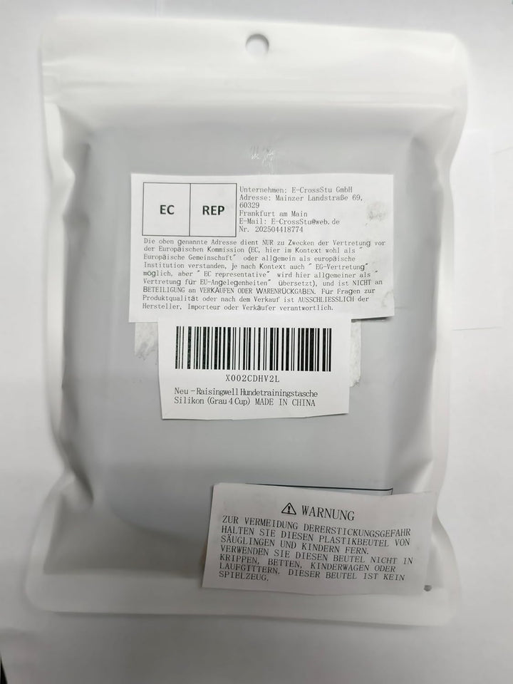 Raisingwell Leckerlitasche für Hunde, Multifunktions-Gassi Tasche mit Silikonbeutel, Futterbeutel fü