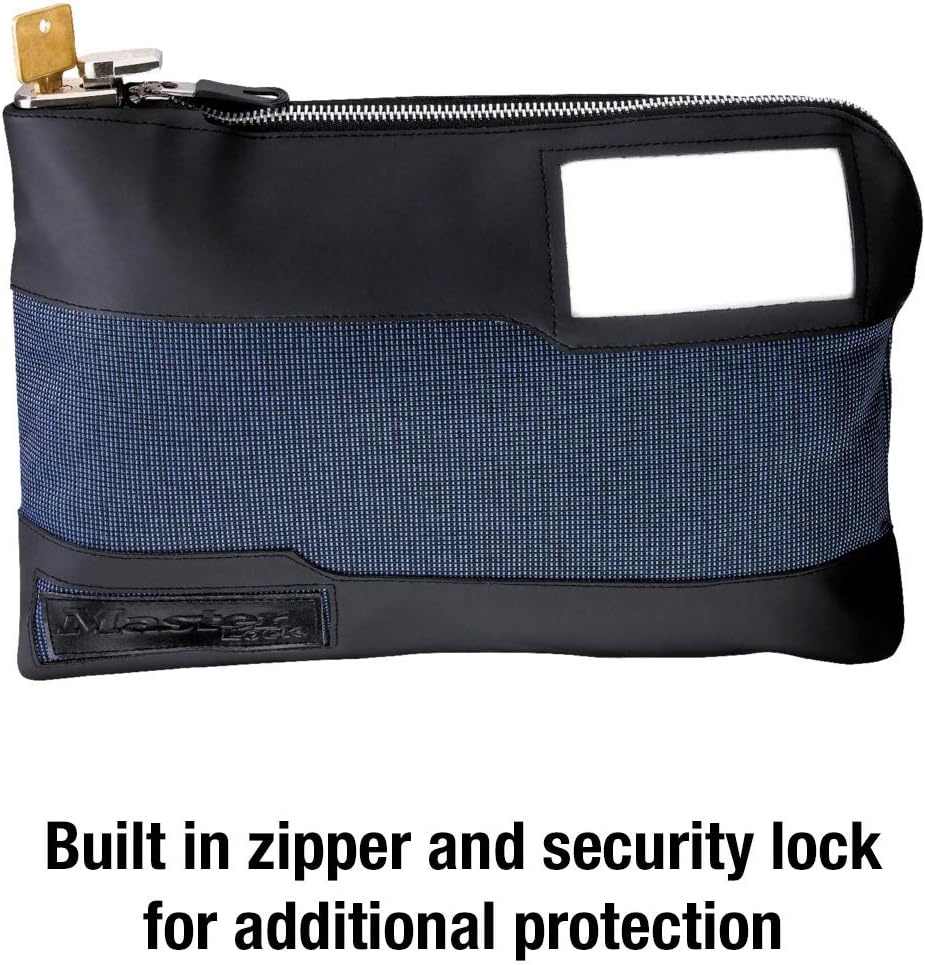 Master Lock Geldbeutel für Bargeld, Geldbeutel mit Schlüsselschloss, 11-1/2 Zoll Lange verschliessba