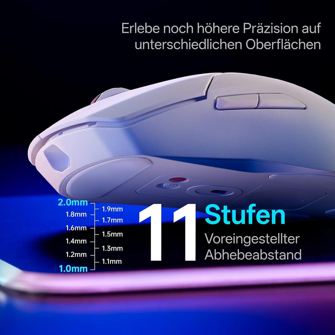 Rapoo VT9Pro 4K Kabellose Gaming-Maus mit PAW 3398 Sensor, 26000 DPI, 4000Hz Abfragerate, 0.25ms Rea