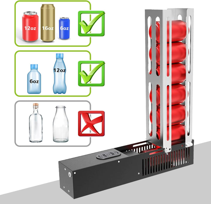 Elektrischer Dosenbrecher, Automatisches Recycling Von 6 oz bis 18 oz Aluminium-Metalldosen, Automat