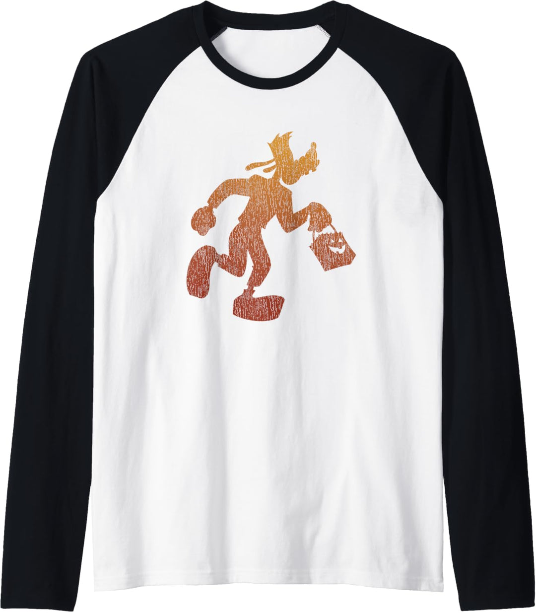 Disney Goofy Trick or Treat Silhouette Raglan