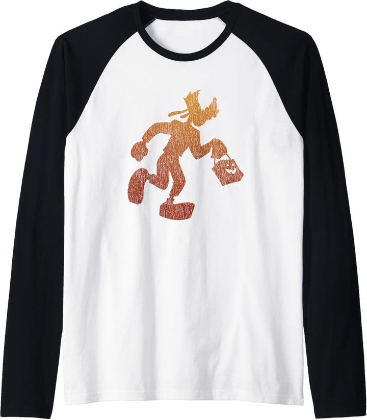 Disney Goofy Trick or Treat Silhouette Raglan