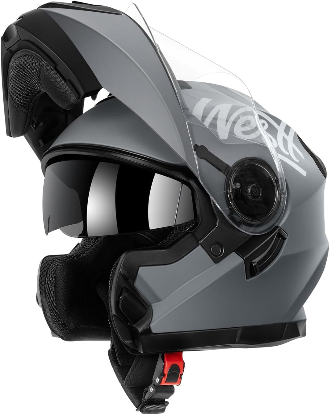 Westt Helmvisier Motorradhelm Visier für Modell: Jet/Classic/Cross X/Torque/Torque X Jethelm Klapphe
