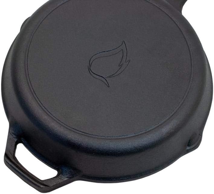 Schickling Gusspfanne - Gusseisenpfanne - Eisenpfanne - Bratpfanne aus Gusseisen - Ø26cm - Grillpfan