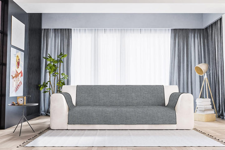 Italian Bed Linen Comfortable Sofa Blanket, dunkelgrau, 3 Plätze 3 Plätze Dunkelgrau, 3 Plätze Dunke