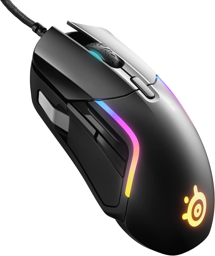 SteelSeries Rival 5 - Gaming-Maus - TrueMove Air Optische Sensor mit 18CPI - 9 programmierbare Taste