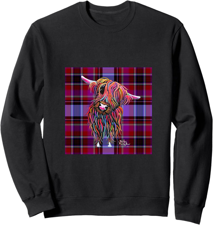 BoLLY oN TaRTaN. Hochlandkuh Sweatshirt
