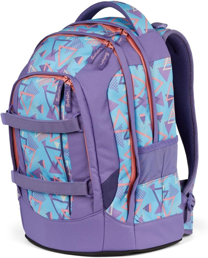 satch Pack Schulrucksack Set 2.tlg inkl. Schlamperbox 80s Dance, 80s Dance
