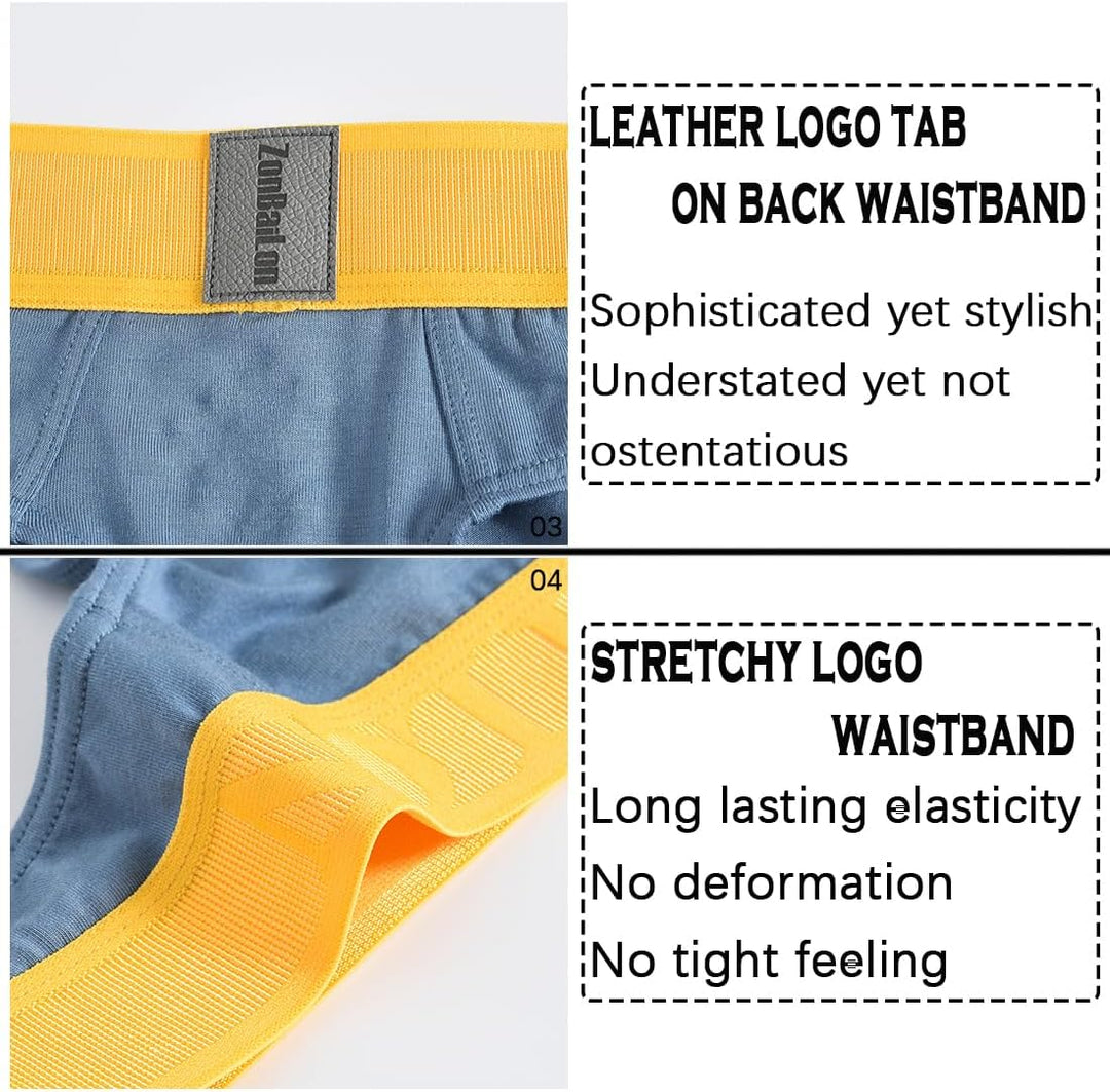 BIATWOWR Herren Strings Unterwäsche G Strings Herren Sexy Klassischer Tanga Slip mit einem Breiten G