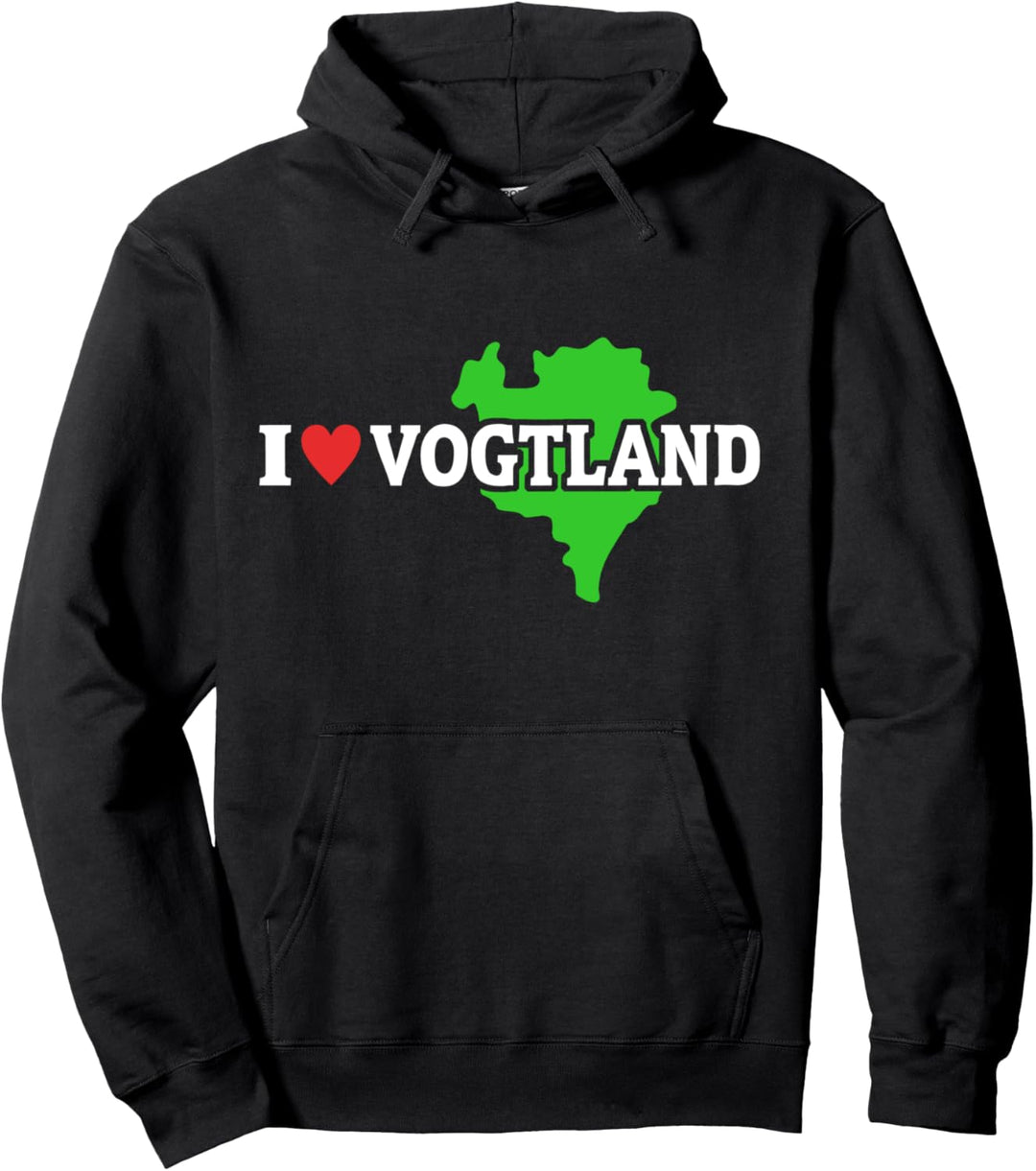 Vogtländer Sachsen Geschenk Ich Liebe Vogtlandkreis Pullover Hoodie