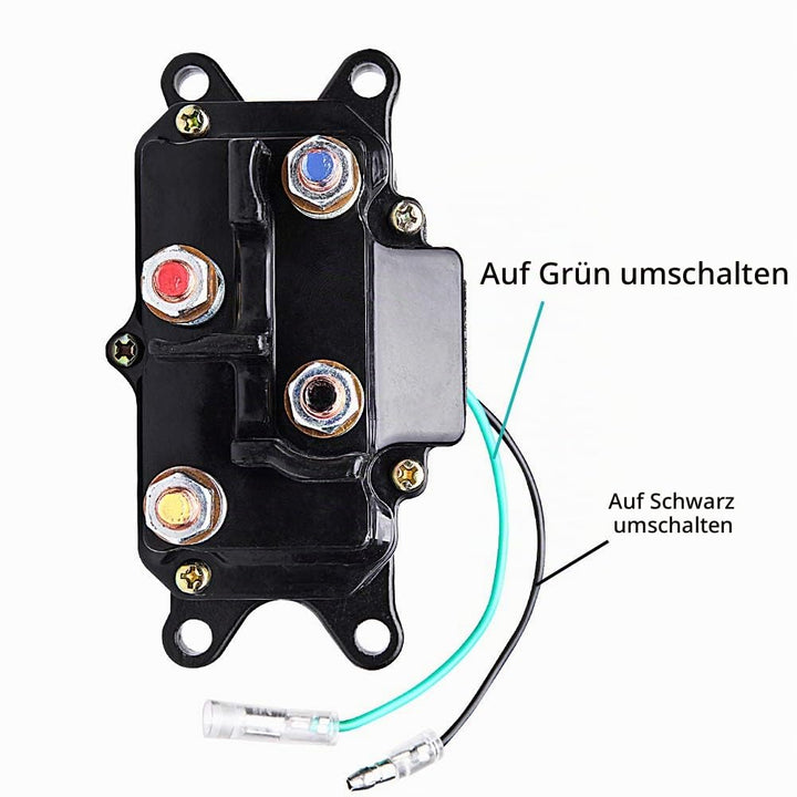 LIEBMAYA 12V 250A Seilwind Relais Magnetschalter Schwerlast-Relais für 2000lbs-5000lbs ATV, UTV, SUV
