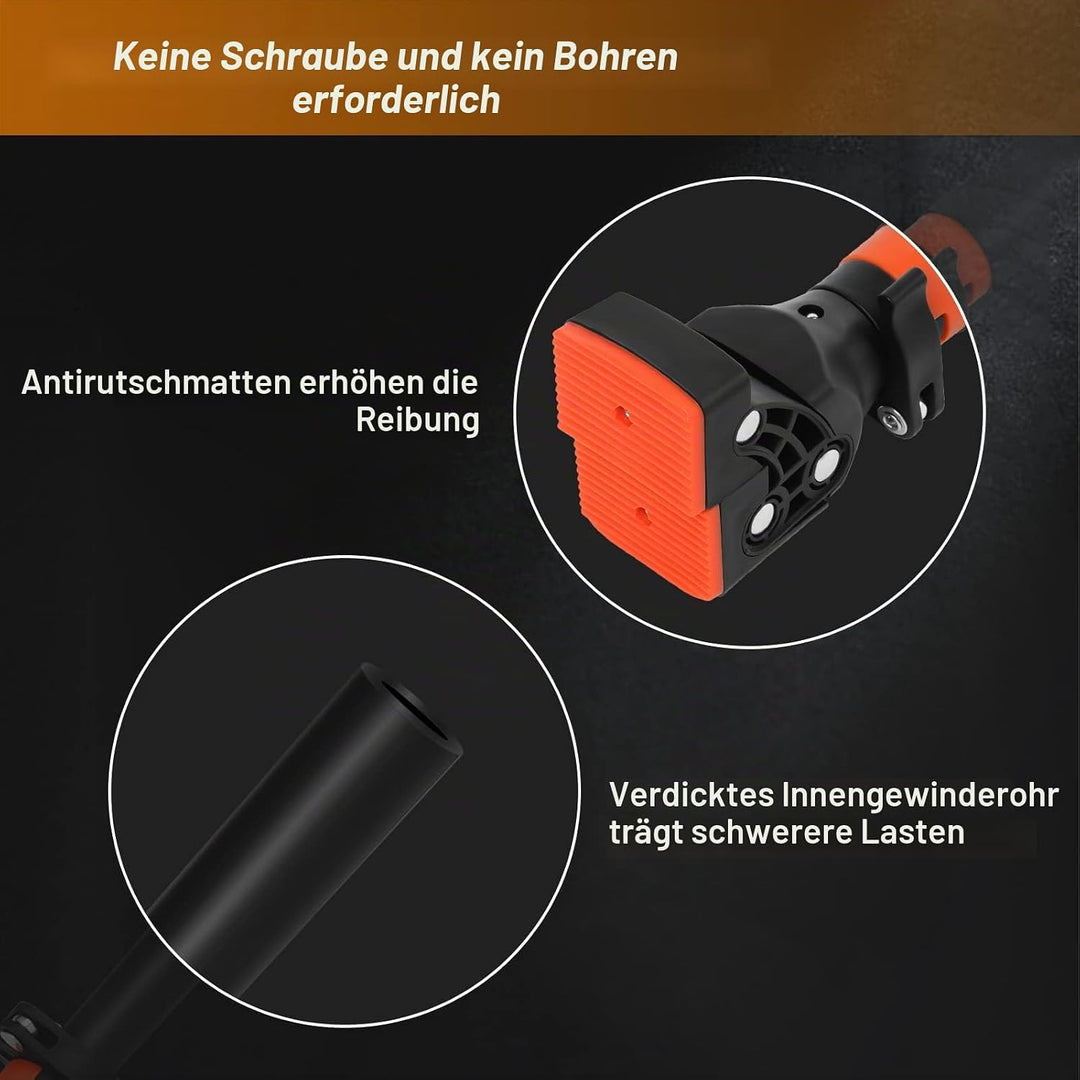 Klimmzugstange für Türrahmen ohne Schrauben mit innovativer Gewindesperre für sicheren Halt – Pull U