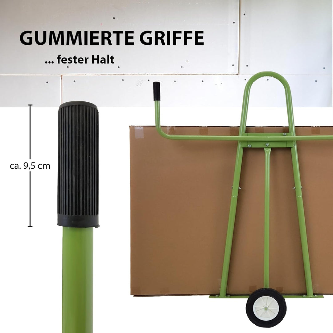 TRUTZHOLM Plattenwagen Stahl pulverbesichtet rostfrei Tragkraft 300 kg Aufstellbreite 18 cm Aufstell