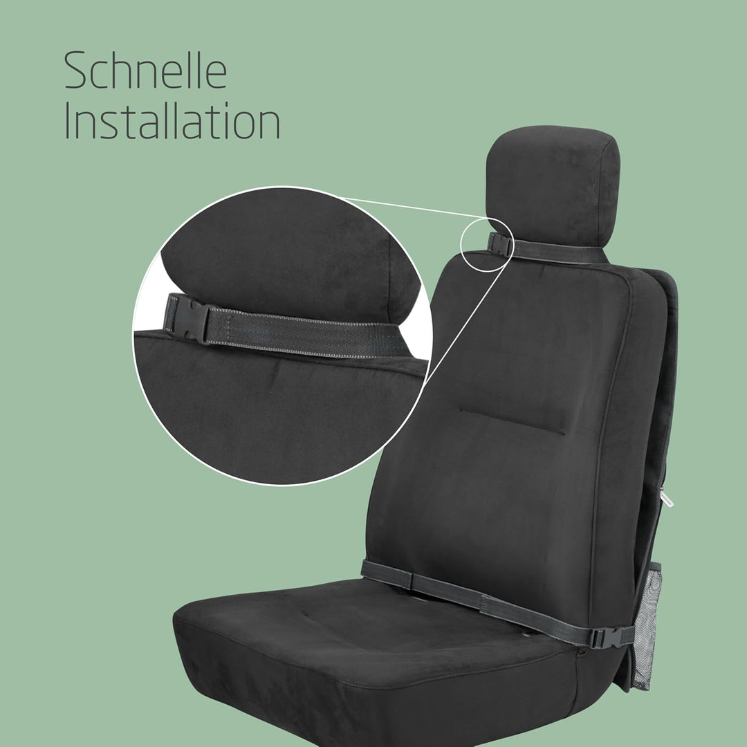Maxi-Cosi Auto Organizer Rücksitz, 4 Fächer inkl. Tablethalter, Mit Auto + Kinderwagen kompatibel, S