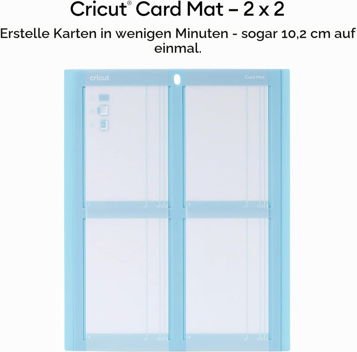 Cricut Kartenmatte - 2x2 | Kompatibel mit allen Cricut Kartengrössen | Erstellen Sie individuelle Ka